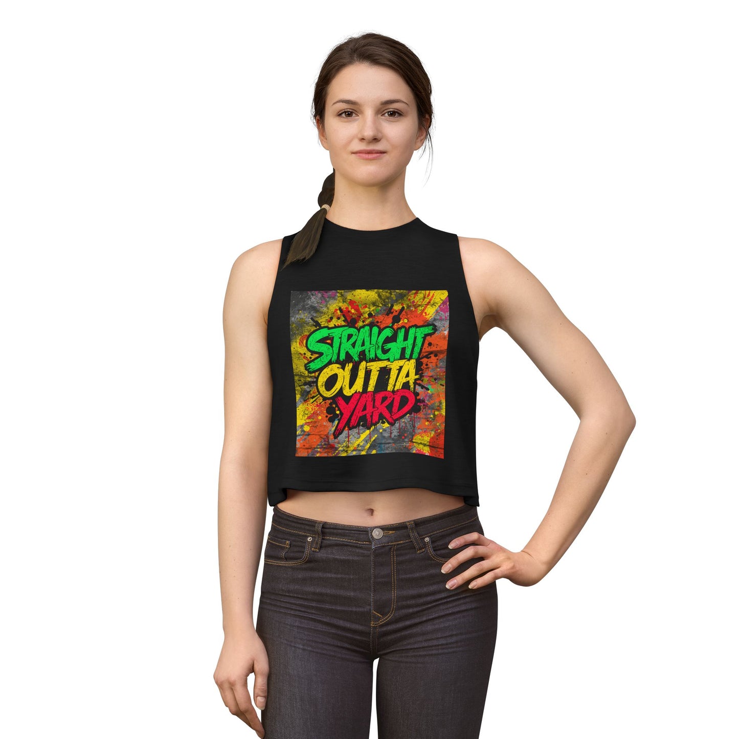 Straight Outta Yard Crop Top