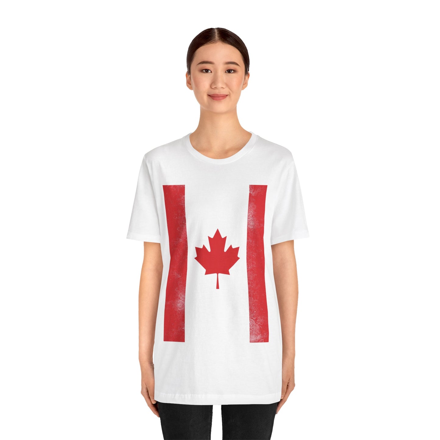 Canada Flag Unisex Jersey Short Sleeve Tee