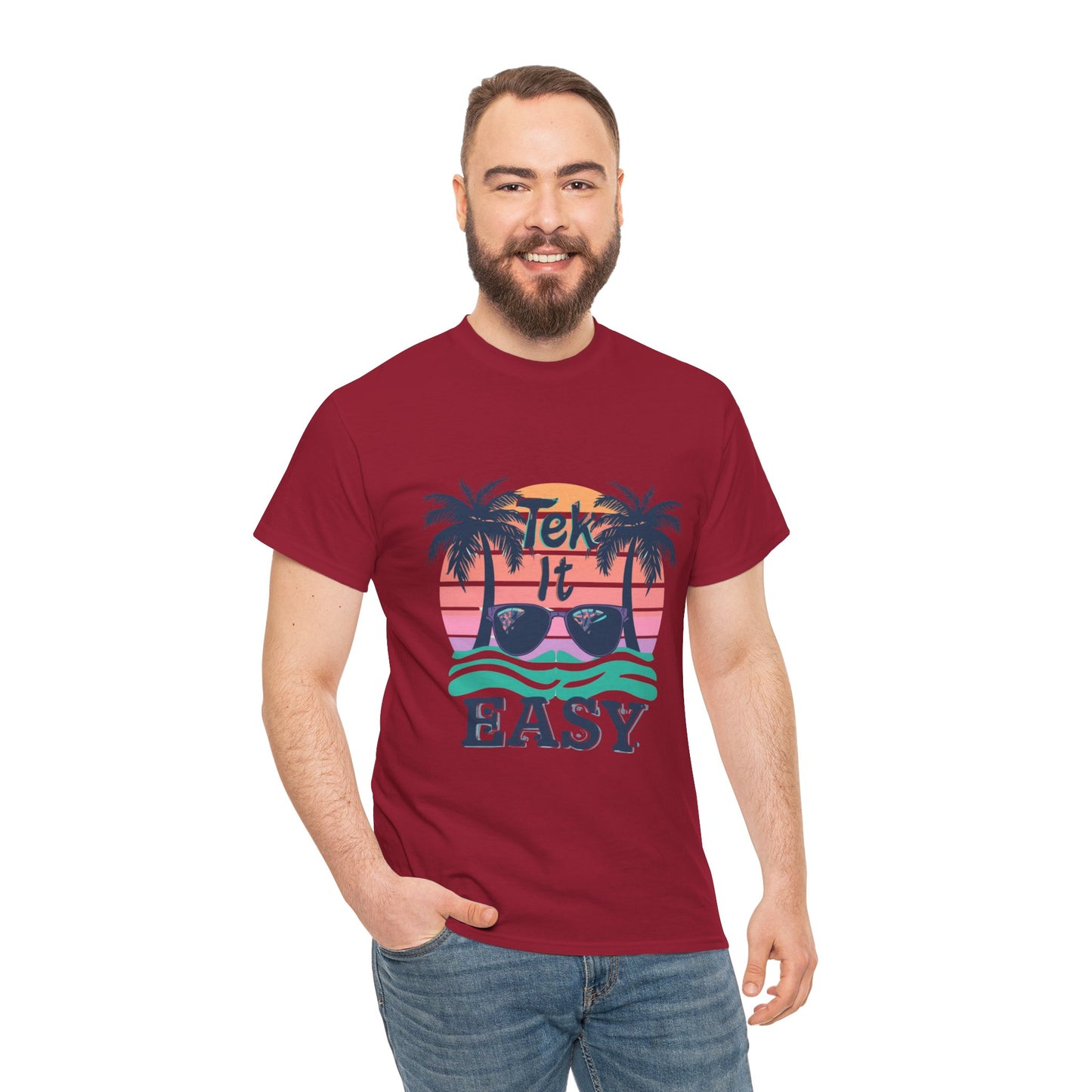 Tek It Easy T-Shirt — Funny Relaxed Vibe Tee