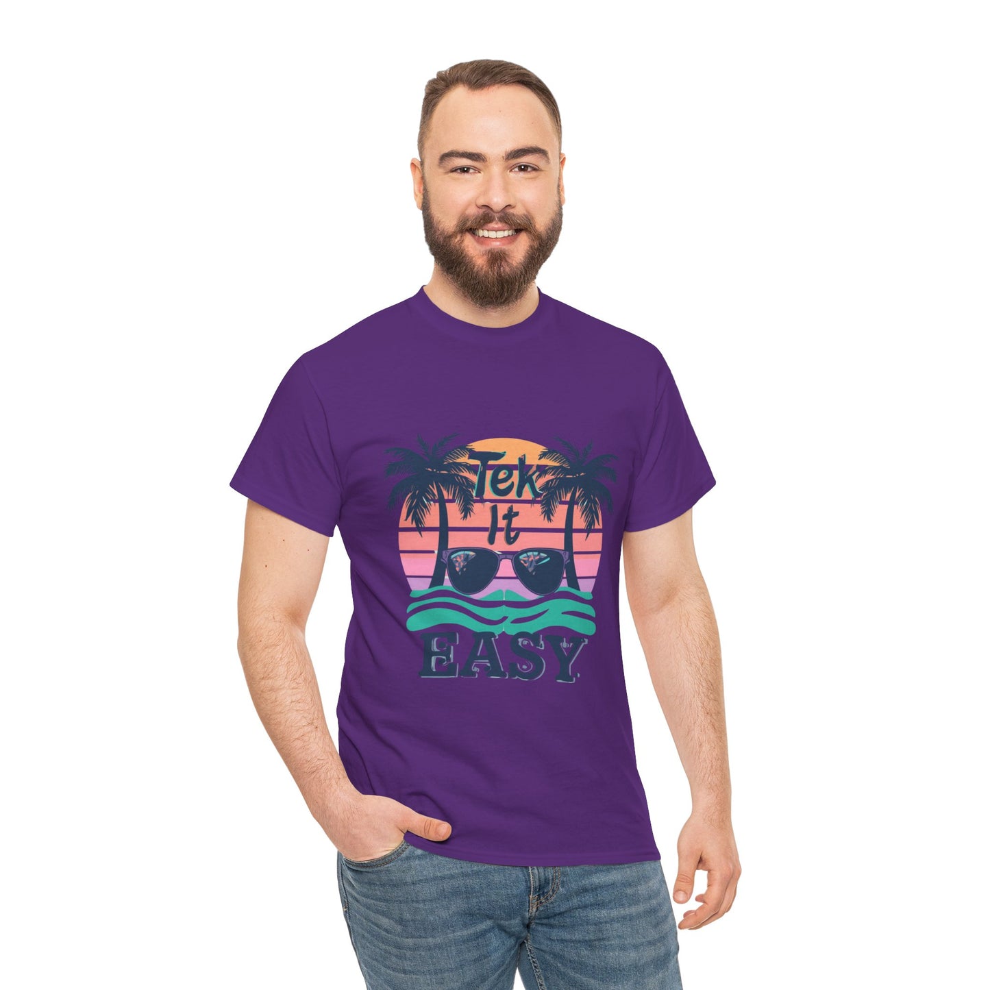 Tek It Easy T-Shirt — Funny Relaxed Vibe Tee