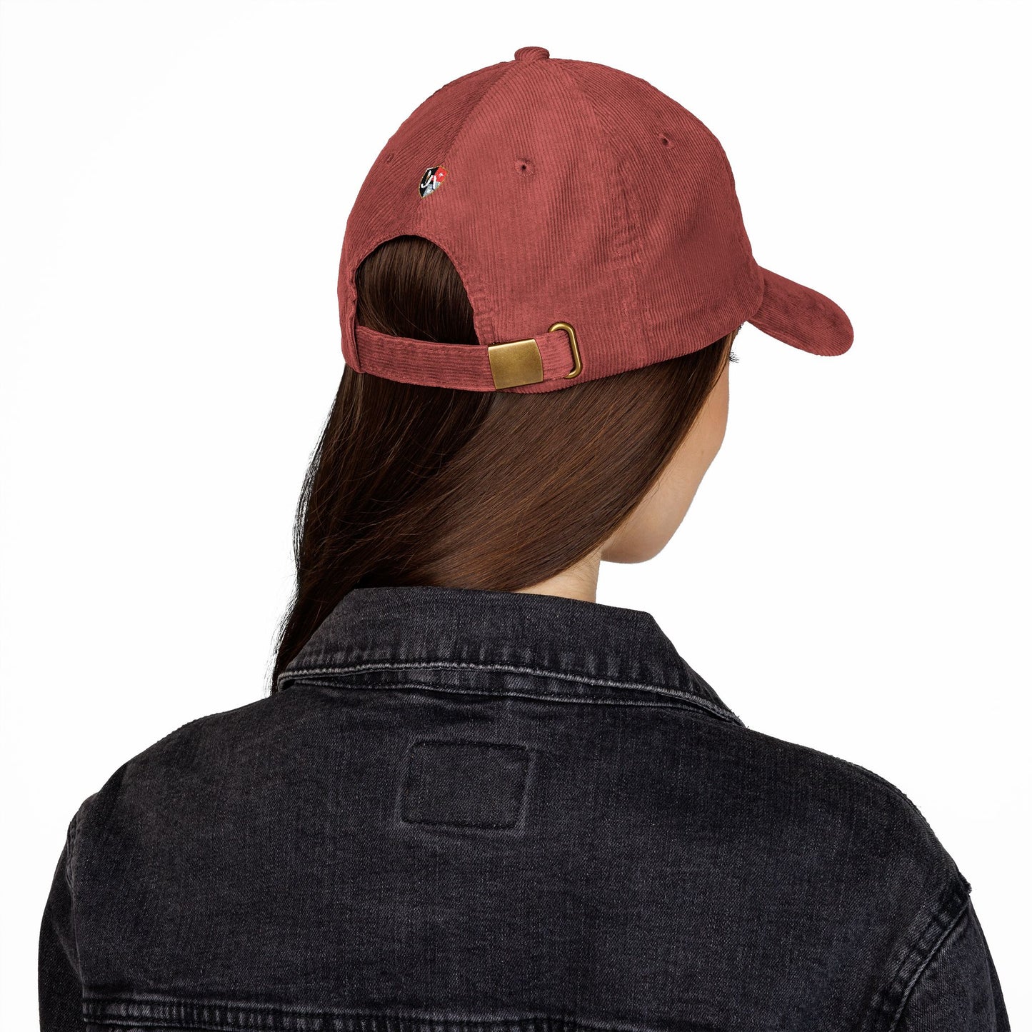 Peace, Love & Prosperity Embroidered Corduroy Cap