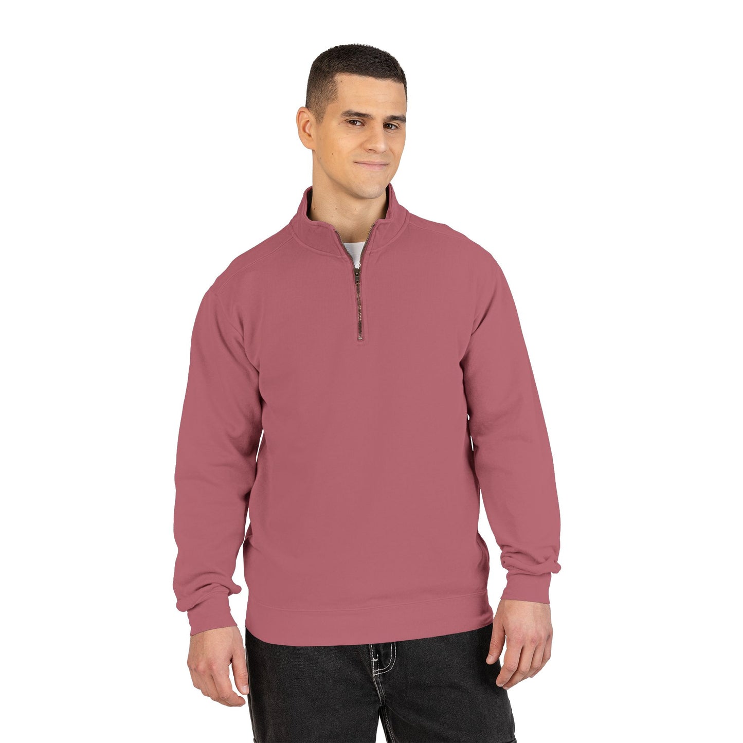 Quarter-Zip Sweatshirt — Unisex Casual Pullover