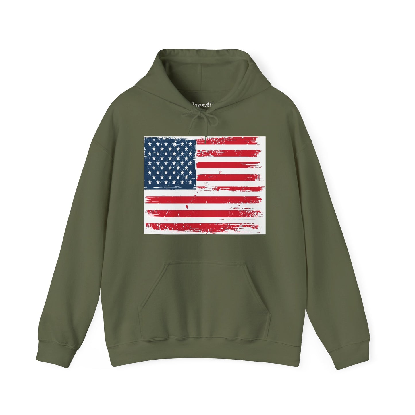 Vintage American Flag Hoodie, Unisex Sweatshirt for Independence Day, Patriotic Gift, Cozy Outerwear, 4th of July Celebration