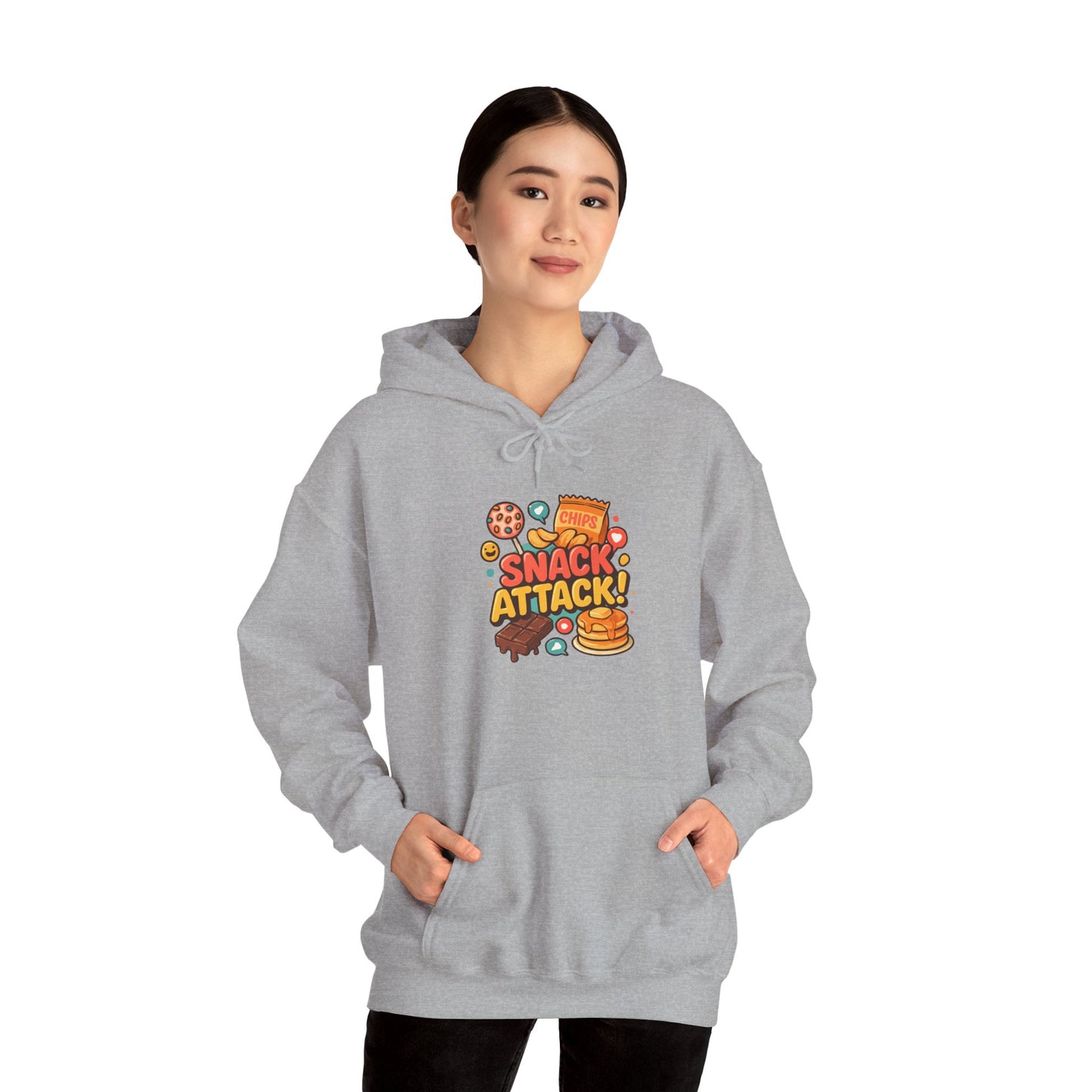 Snack Attack Unisex Heavy Blend Hoodie