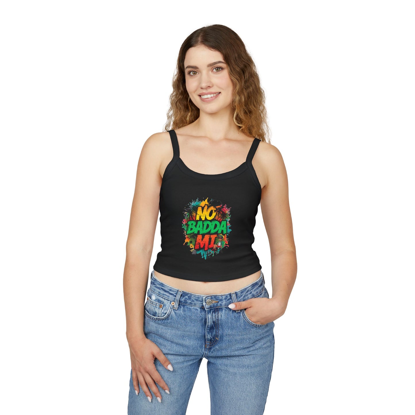 No Badda Mi Women's Tank Top — Spaghetti Strap Casual Summer Tee