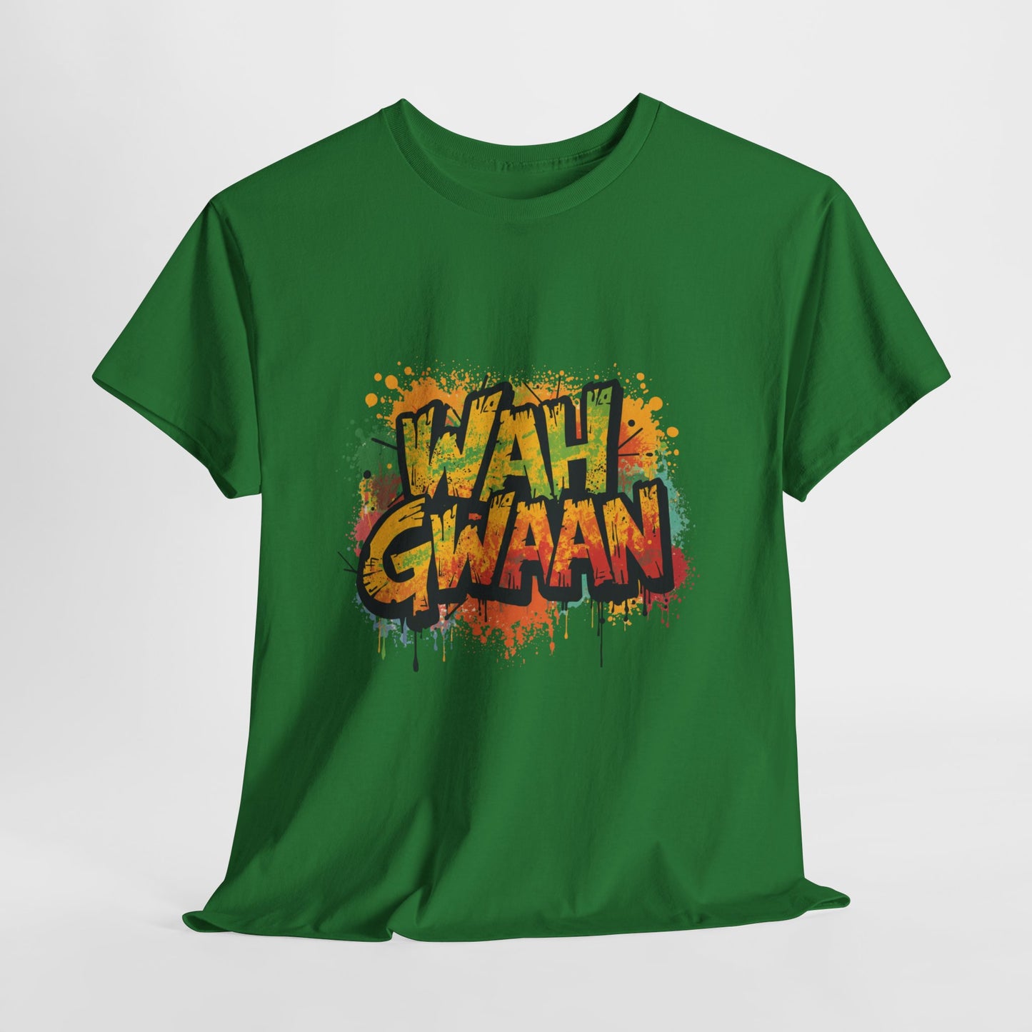 Wah Gwaan Graphic T-Shirt — Casual Jamaican Phrase Tee