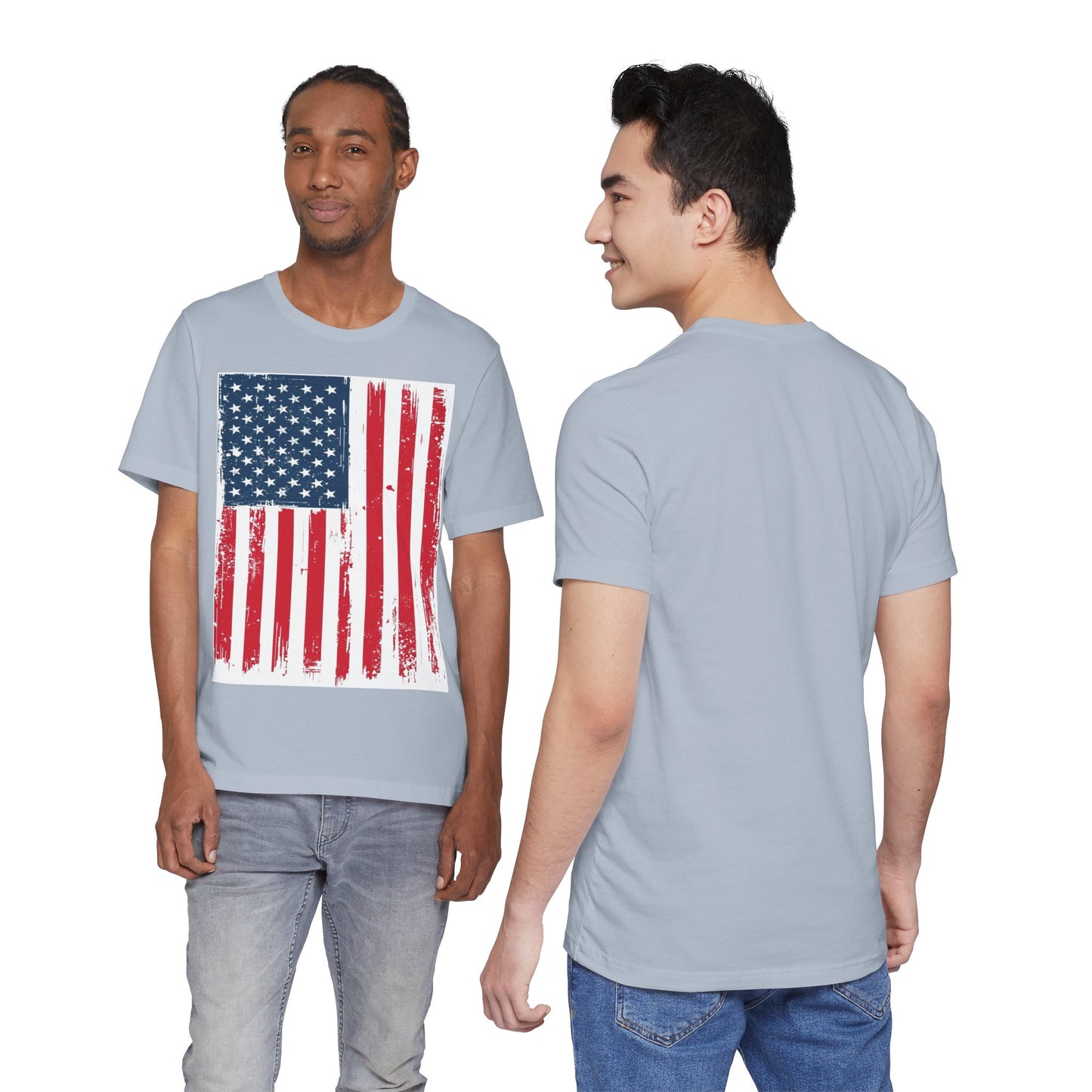Camiseta Unisex Patriótica - Camisa de Bandera Americana Estilo Grunge, Ropa del Día de la Independencia, Celebración del 4 de Julio, Ropa Casual de Verano, Regalo para [...]