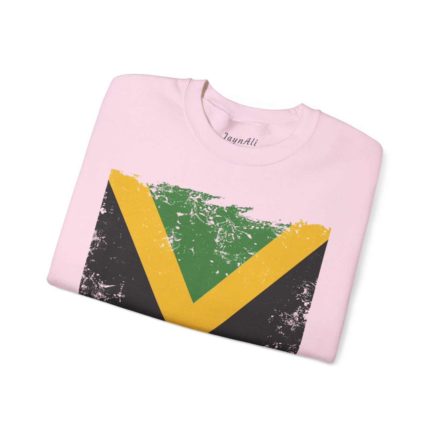 Jamaican Flag Crewneck Sweatshirt, Unisex Sweatshirt, Casual Wear, Gift for Him or Her, Travel Apparel, Cultural Celebration