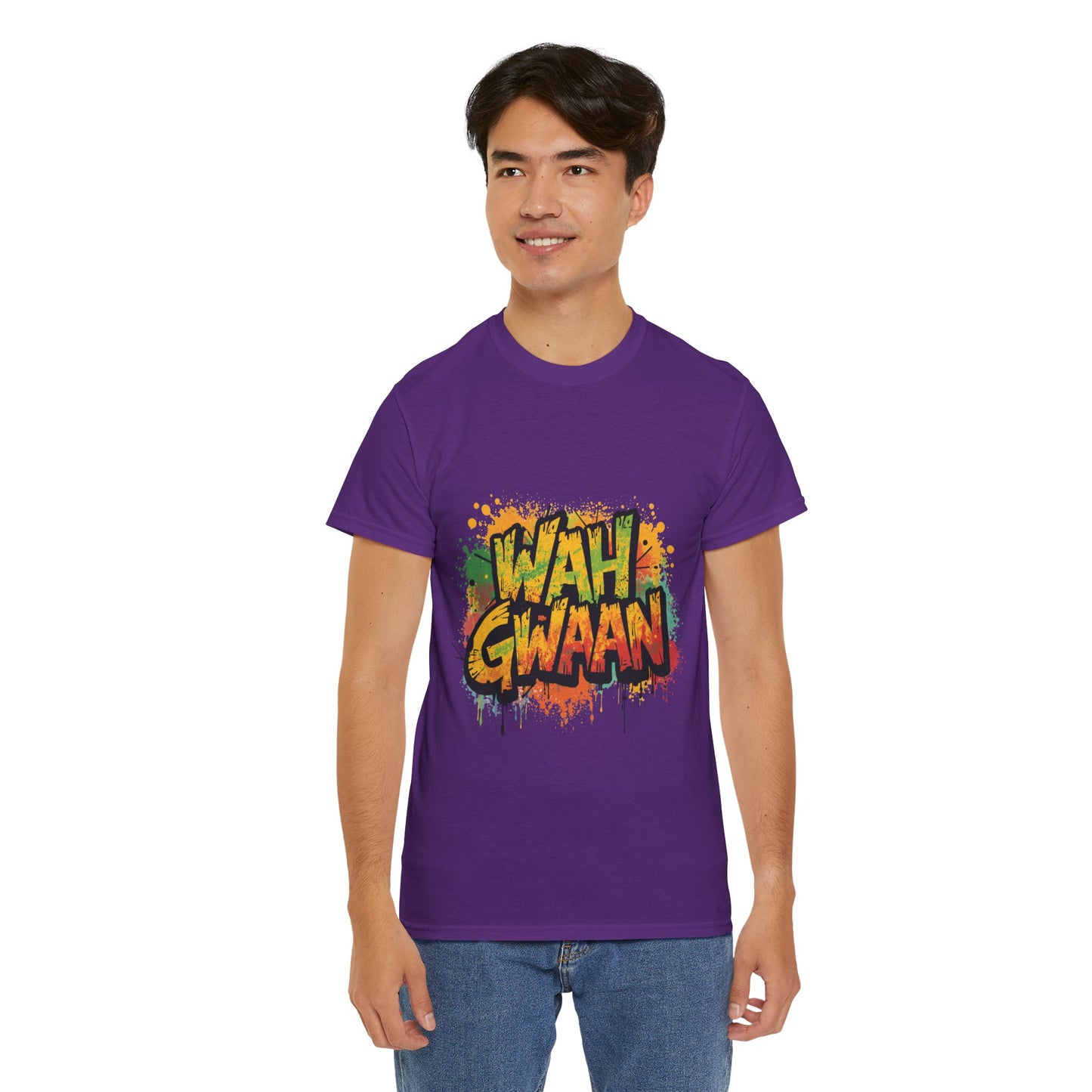 Wah Gwaan Graphic T-Shirt — Casual Jamaican Phrase Tee