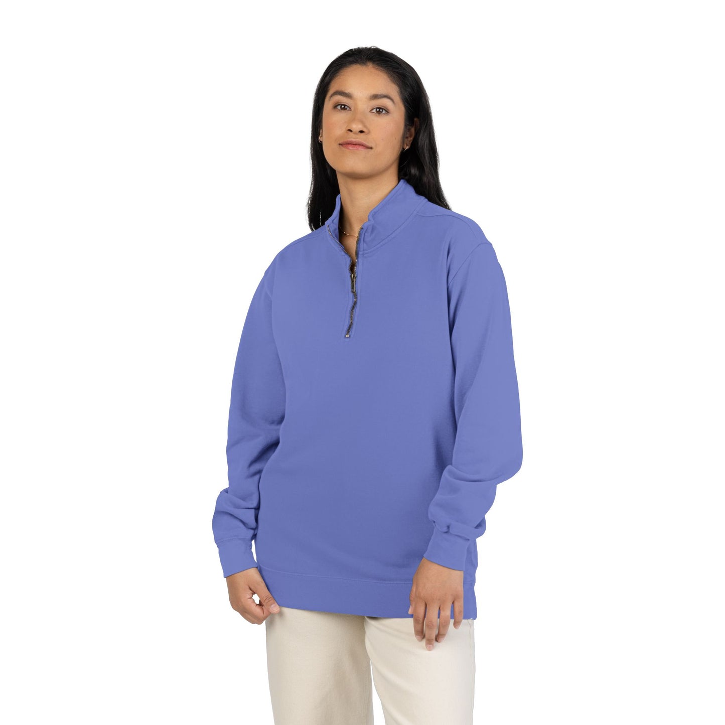Quarter-Zip Sweatshirt — Unisex Casual Pullover