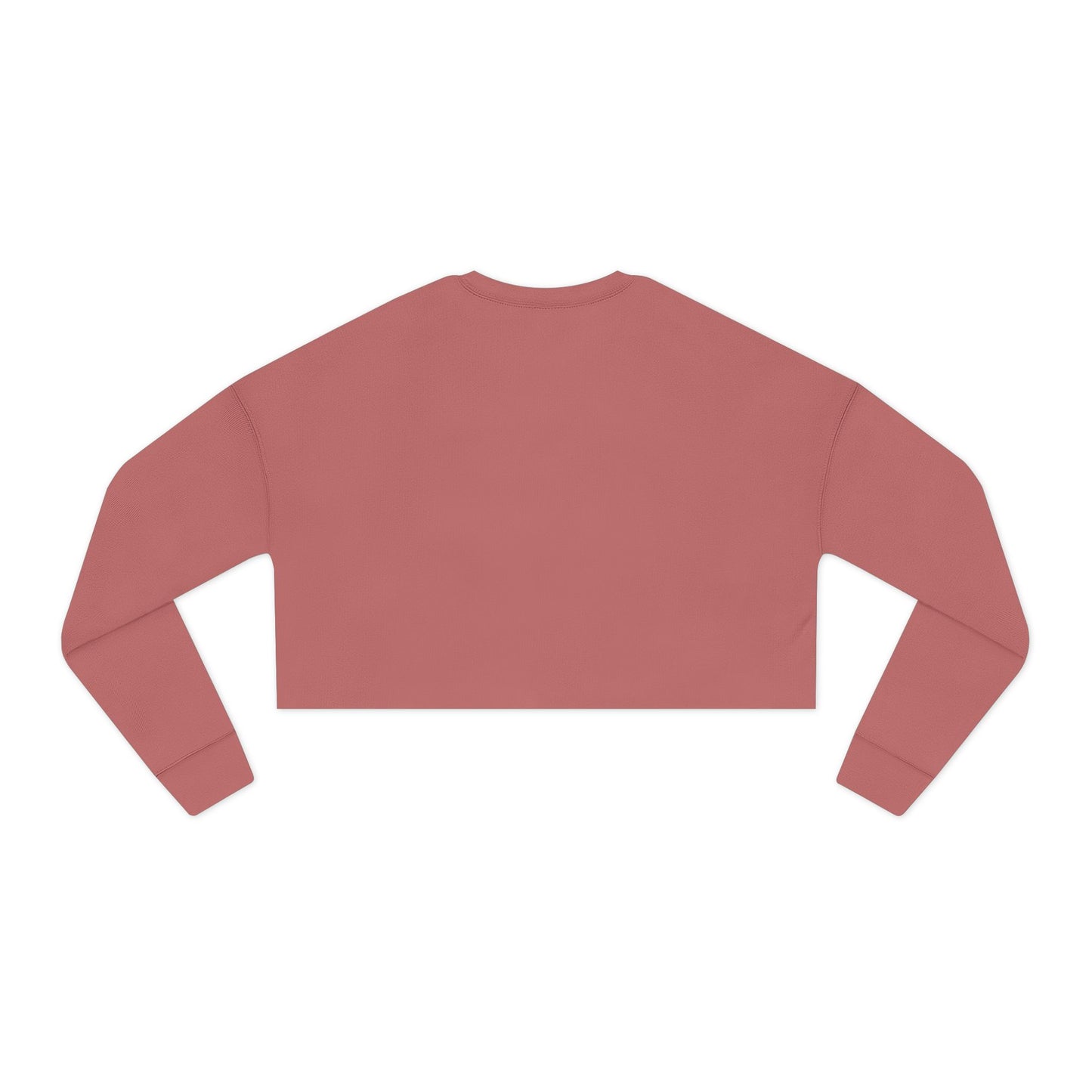Cropped Sweatshirt — "Choose Calm" Relaxed Women's Crop Top