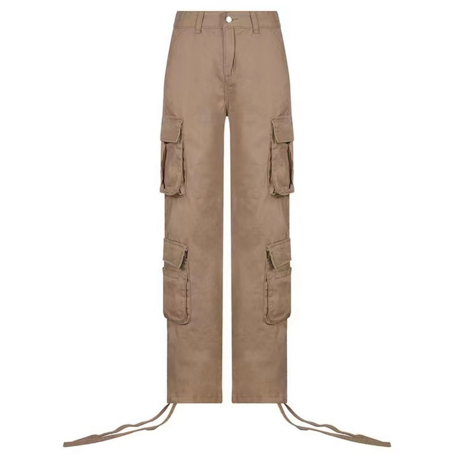 Trendy Workwear Denim Casual Pants – Women's Utility Style