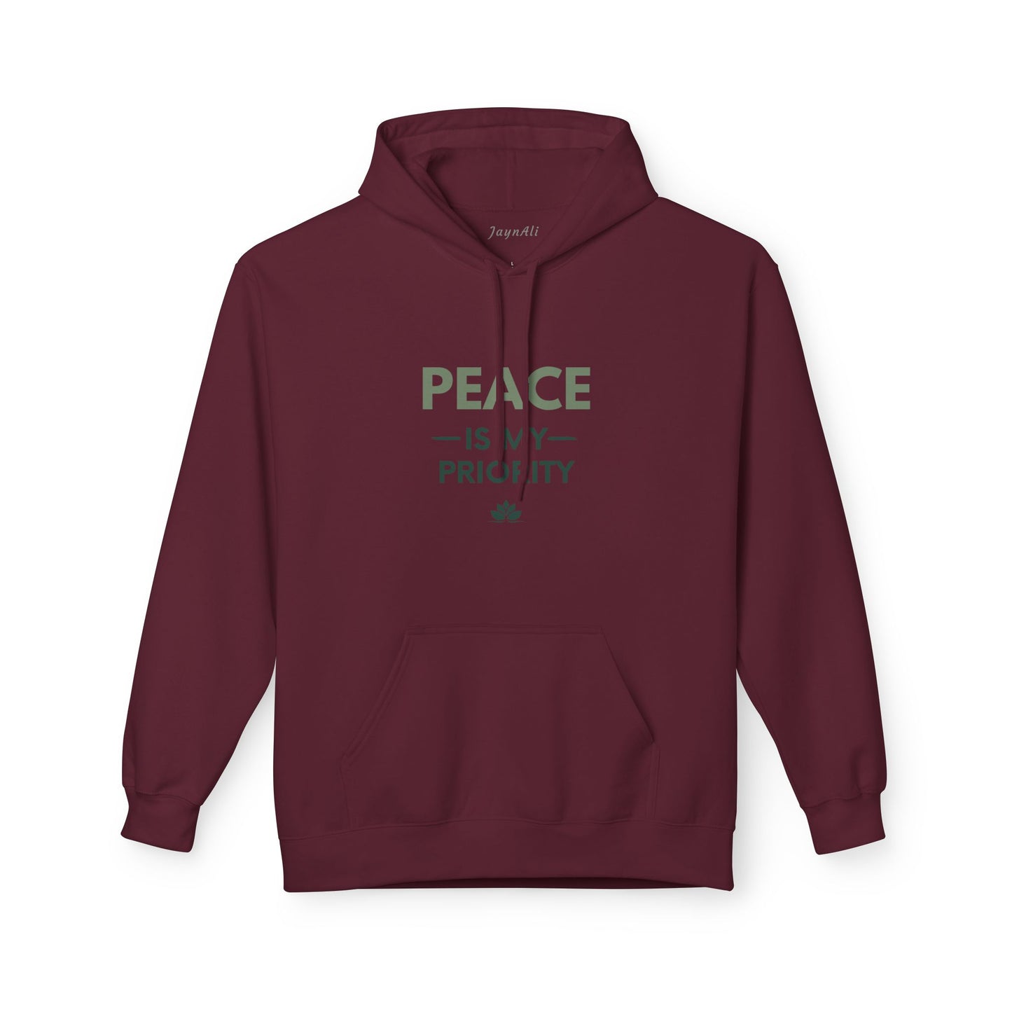 Peace Priority Hoodie - Unisex Fleece Sweatshirt