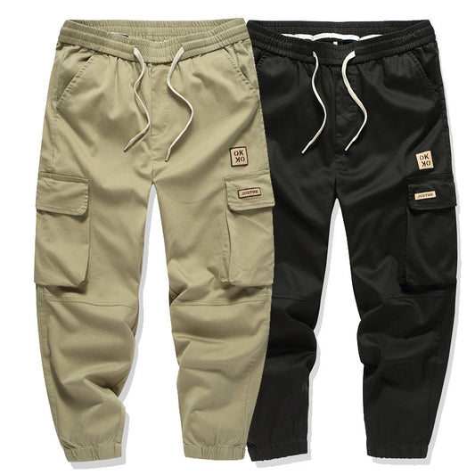 Men’s Fashionable Casual Multi-Bag Utility Pants