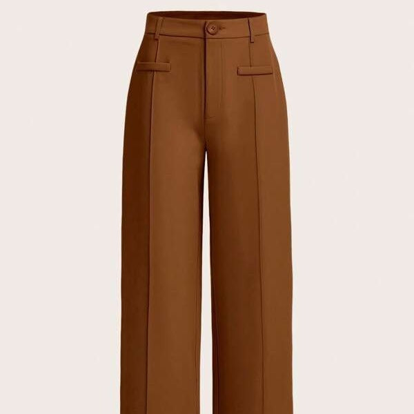 Women's High Waist Wide Leg Pants – Effortless Drape Fit