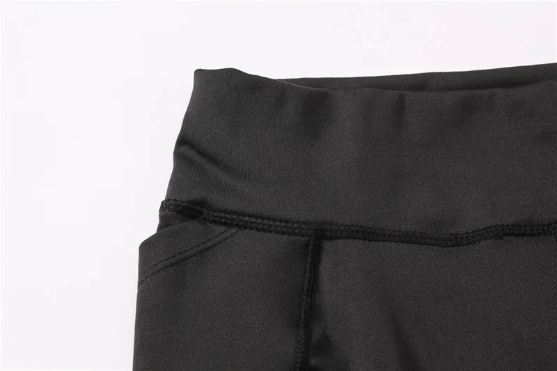 Women's 3/4 High-Waist Sport Capris – Fitness Leggings with Pockets