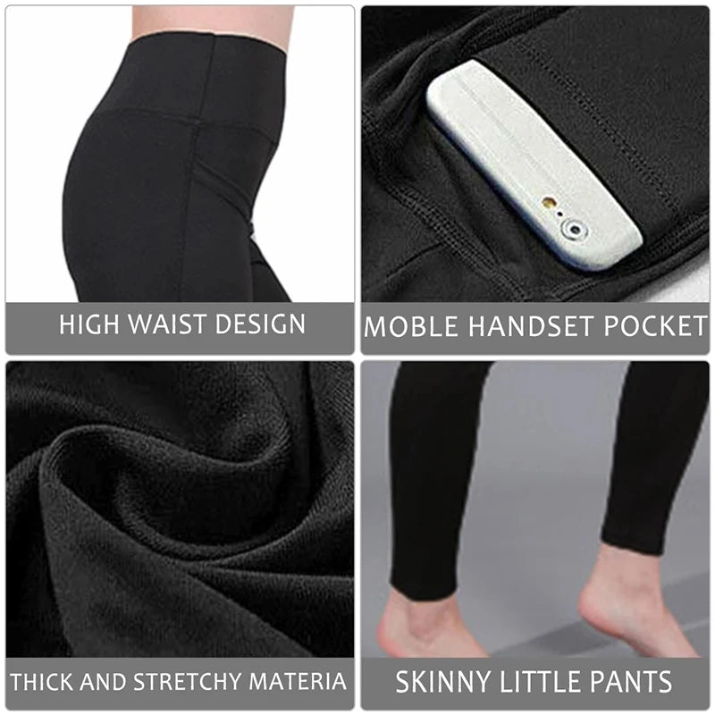 Women's 3/4 High-Waist Sport Capris – Fitness Leggings with Pockets