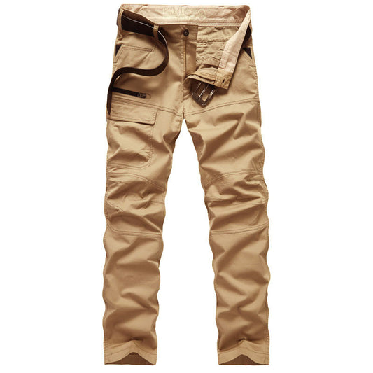 Men's Solid Stretch Military Trousers – Utility Fit