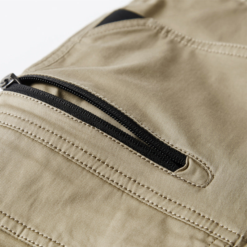 Men's Solid Stretch Military Trousers – Utility Fit