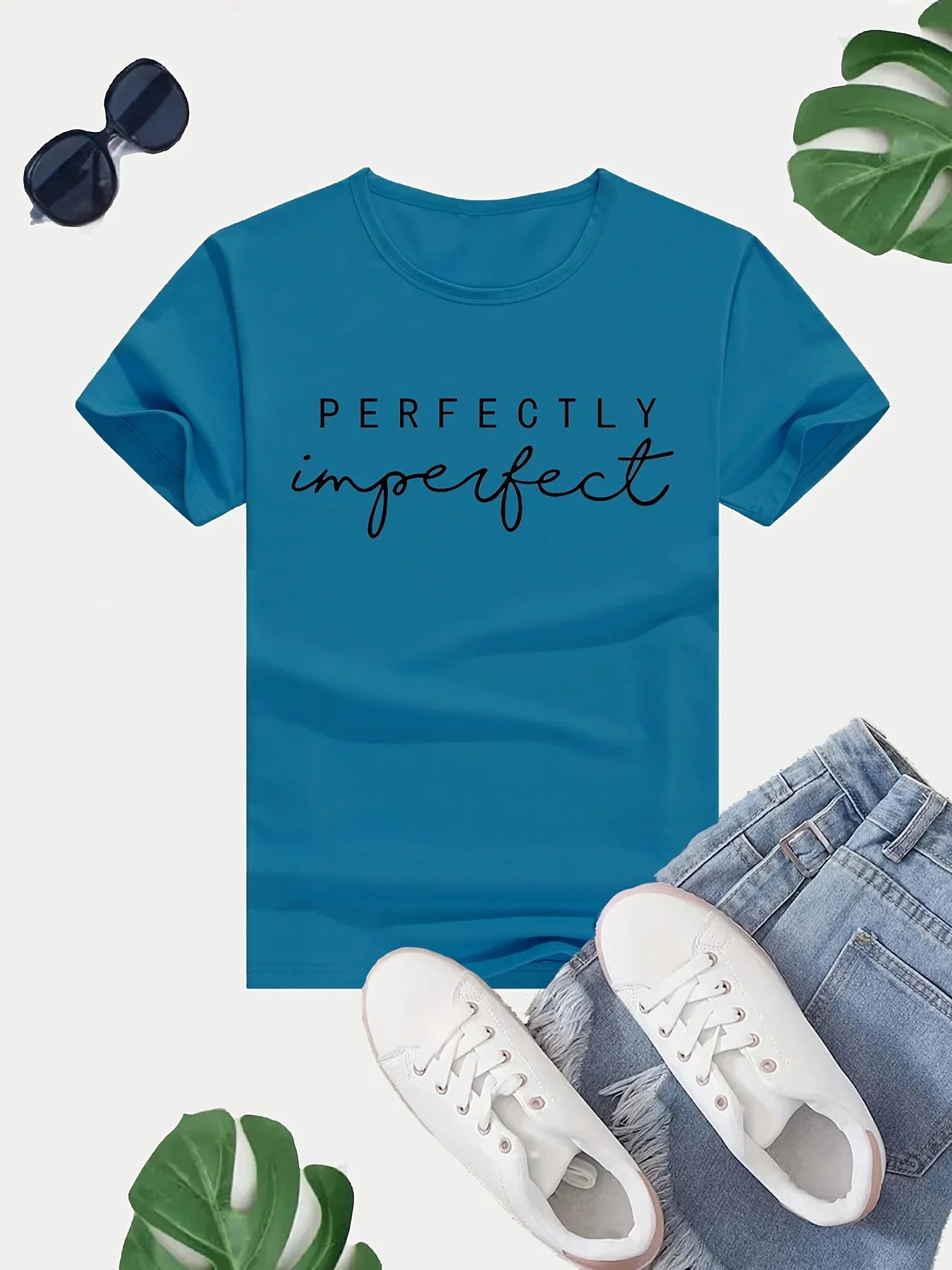 Perfectly Imperfect Women’s Graphic Tee – Casual Summer T-Shirt