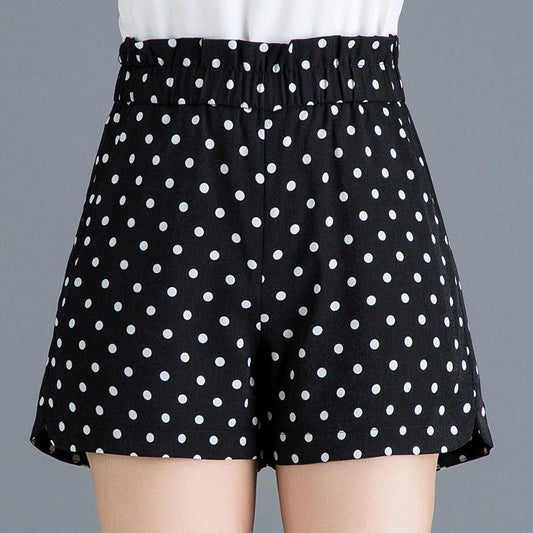 Women’s Summer Polka Dot Plaid Shorts