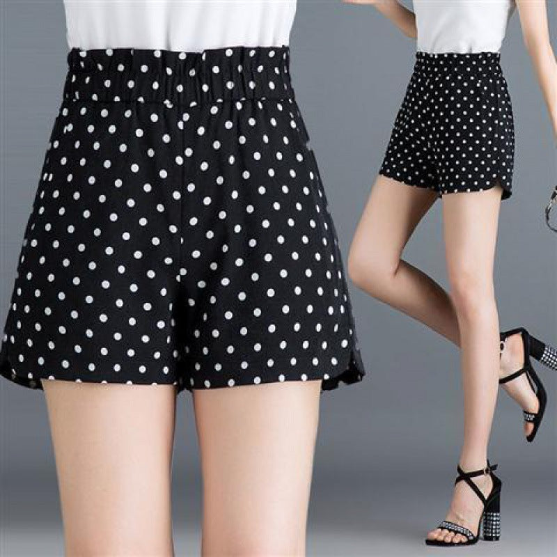 Women’s Summer Polka Dot Plaid Shorts