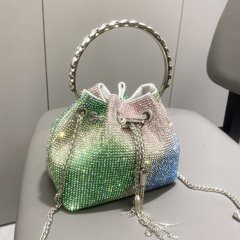 Luxury Shiny Diamond Handbag for Women | Elegant European & American Evening Purse