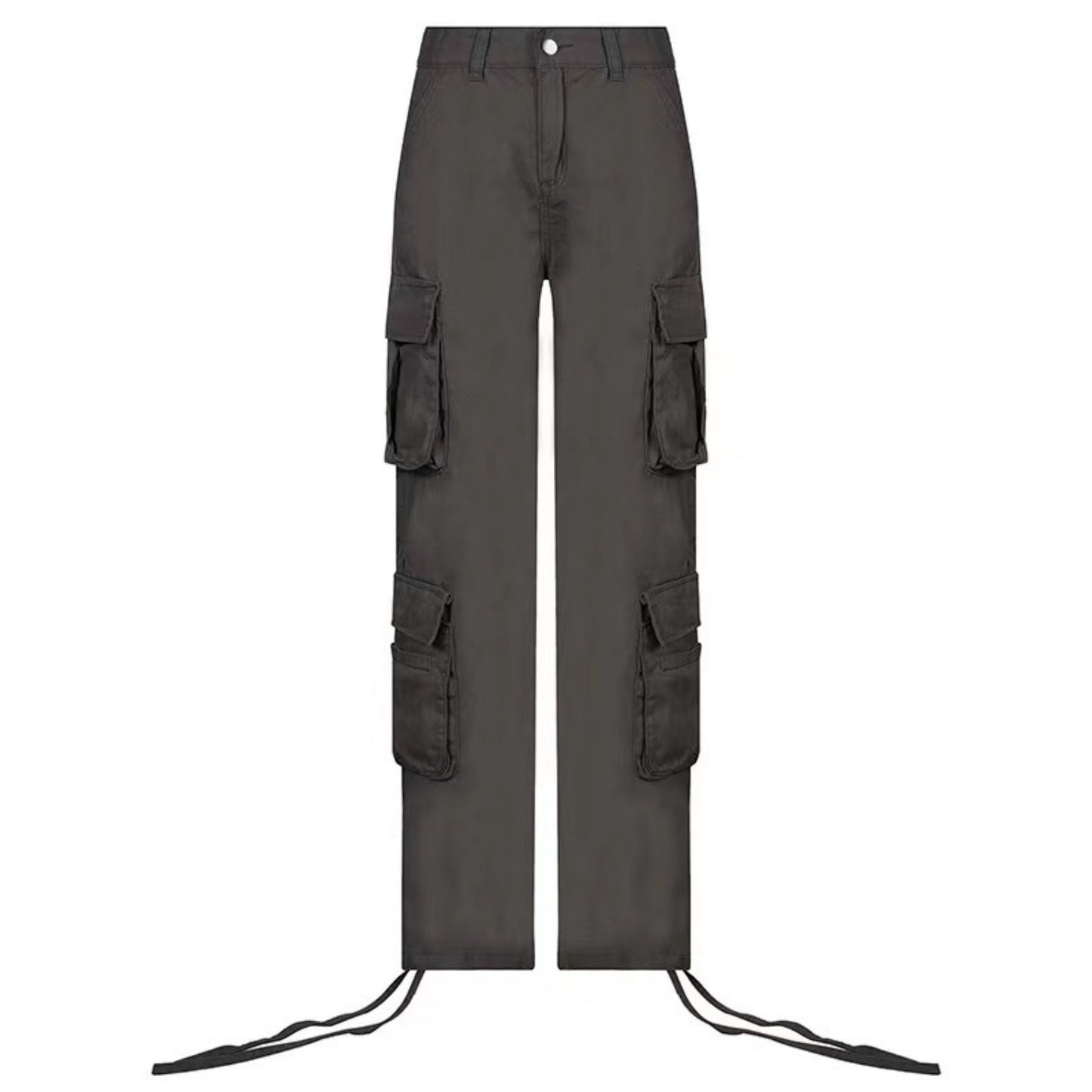 Trendy Workwear Denim Casual Pants – Women's Utility Style
