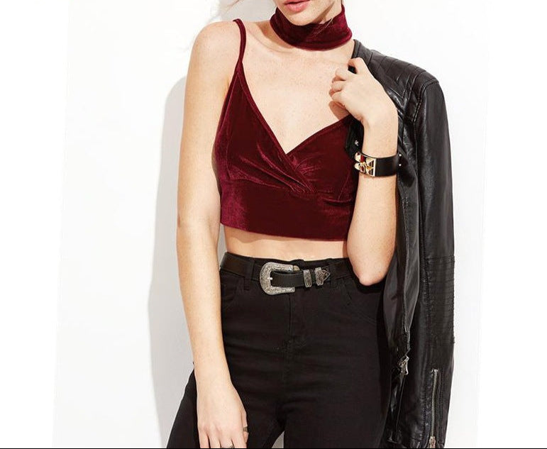 Sexy Summer Crop Tube Top – Women’s Camis Fitness Tank
