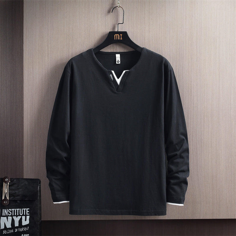 Men's Cotton Long Sleeve Sweatshirt – Casual Autumn Wear