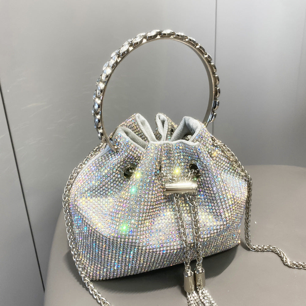 Luxury Shiny Diamond Handbag for Women | Elegant European & American Evening Purse
