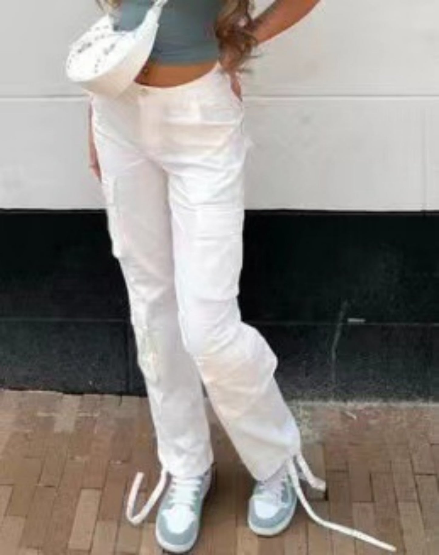 Trendy Workwear Denim Casual Pants – Women's Utility Style