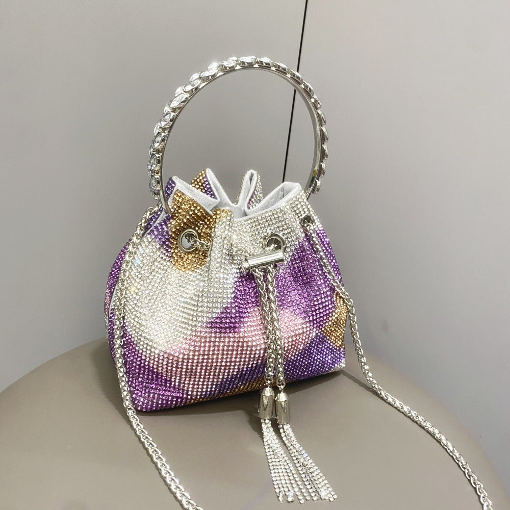Luxury Shiny Diamond Handbag for Women | Elegant European & American Evening Purse