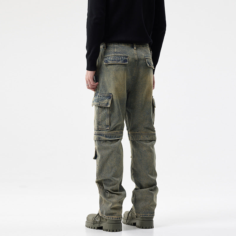 Simple & Stylish Men's Cargo Jeans – Urban Fit