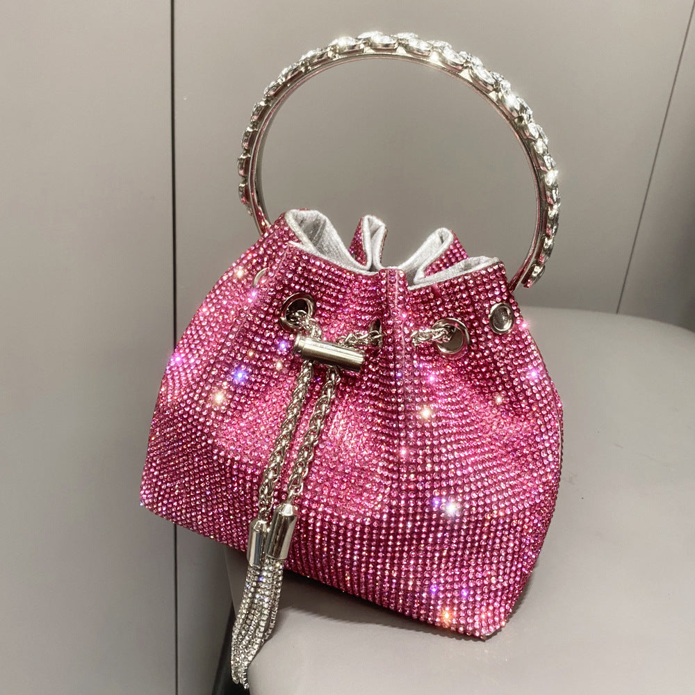 Luxury Shiny Diamond Handbag for Women | Elegant European & American Evening Purse