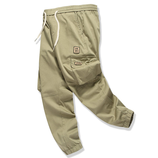 Men’s Fashionable Casual Multi-Bag Utility Pants