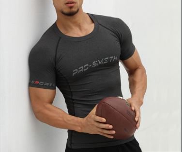 Men’s Summer Compression Fitness Set – Printed, Tight-Fitting Activewear